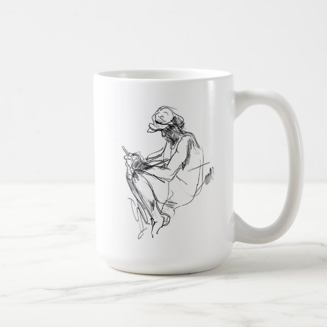Skiss för Mobil abstrakt Kaffemugg (Höger)