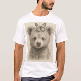 Skiss över baby Bear Unge T Shirt