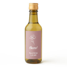 Skiss över Blommigten Klassisk & Elegant Dusty Ro