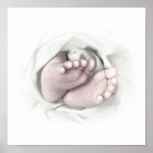 Skiss över blyertspennan baby poster