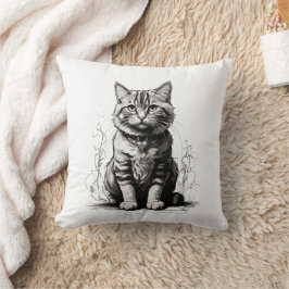 Skiss över blyertspennan kudde