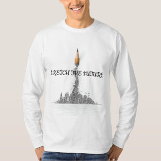 Skiss över den framtida pennan till City Skyline T Shirt