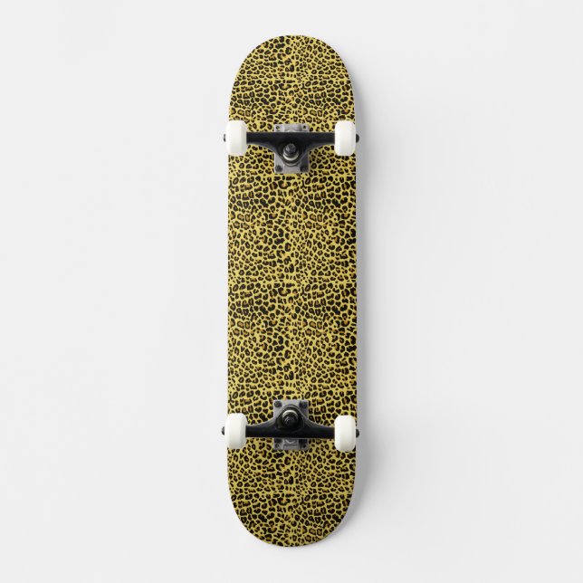 Skiss över djurutskrift old school skateboard bräda 21,6 cm (Framsida)