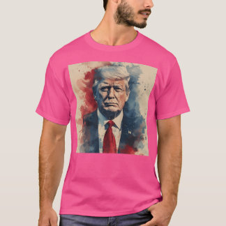 Skiss över Donald Trump T Shirt