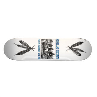 skiss över hemlandets säkerhet skateboard bräda 21,5 cm