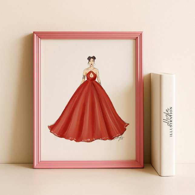 Skiss över mode, illustration av mode. poster (Skapare uppladdad)