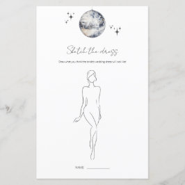 Skiss över Möhippan Dress Disco Boll