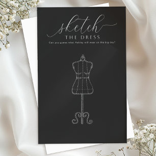 Skiss över spel för Möhippan Dress - svart