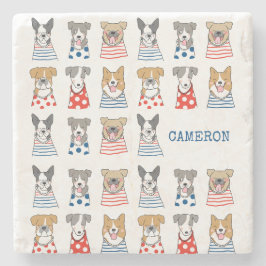 Skiss över uppspelningsbara Hundälskare i personli Stenunderlägg