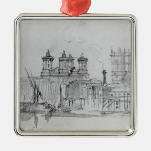 Skissa av Westminster, 1860 Julgransprydnad Metall