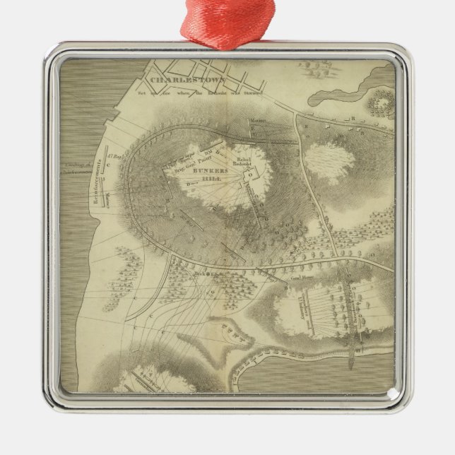 Skissa Charlestown Julgransprydnad Metall (Framsidan)