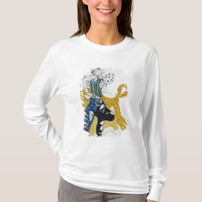 Skissa för baletten "LaPeri", vid Paul Dukas Tee Shirt (Framsida)