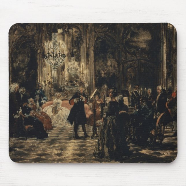 Skissa för flöjtkonserten, 1852 musmatta (Framsidan)
