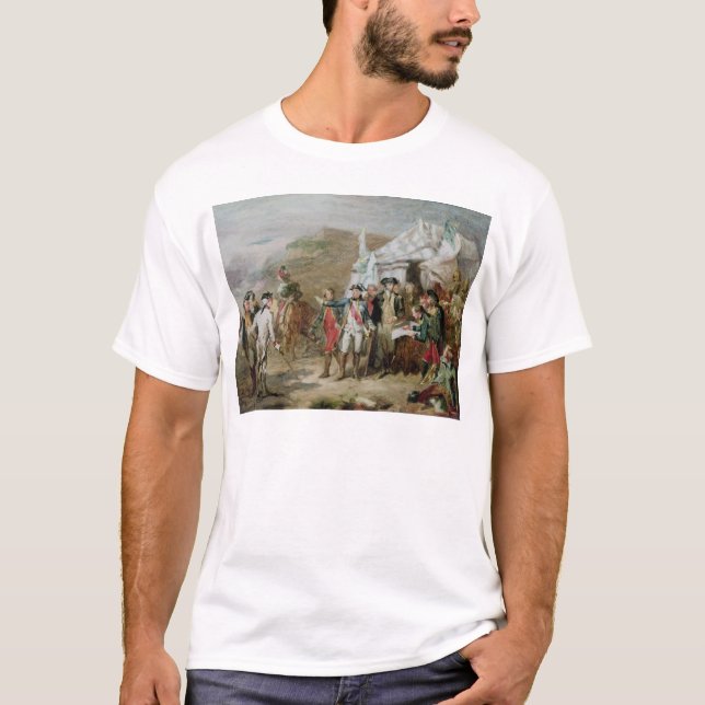 Skissa för striden av Yorktown Tee (Framsida)