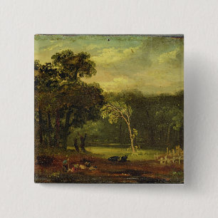 Skissa från naturen i Sion parkerar, 1819 (olja p Knapp