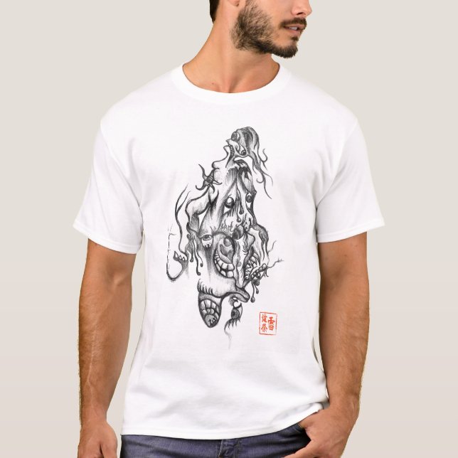 Skissa T-tröja Tee (Framsida)