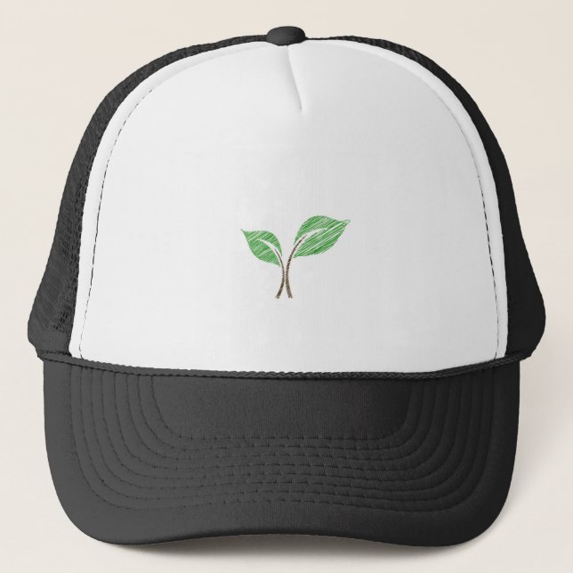 Skissad babyplanta keps (Framsida)