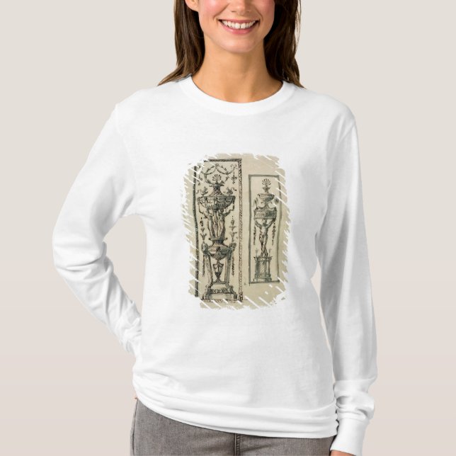 Skissade designer för utsmyckade paneler (skriva & tröja (Framsida)