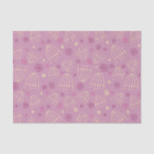 Skissade Queen Anne-släktet blommor i silkespapper