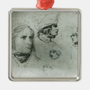 Skissar av Napoleon Bonaparte, 1797 Julgransprydnad Metall