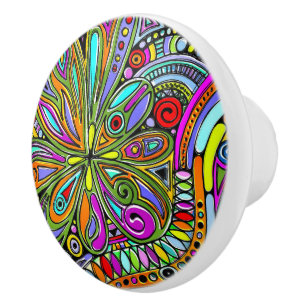 Skissar Fantasy Art - Abstrakt Blommor 1 Knopp
