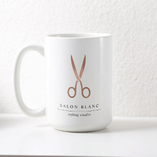 Skissar i Ro Guld Hair Salon Pen Holder Kaffemugg