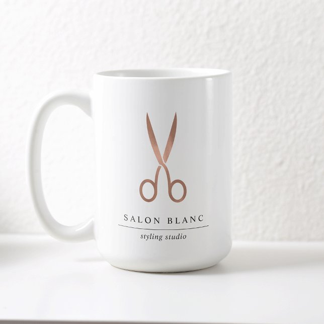 Skissar i Ro Guld| Hair Salon Pen Holder Kaffemugg (Skapare uppladdad)