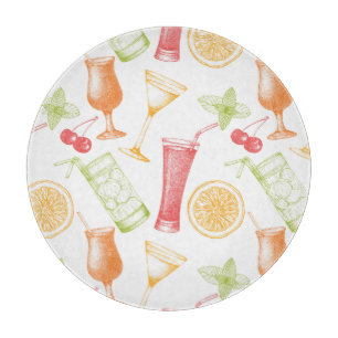 Skissat coctailmönster