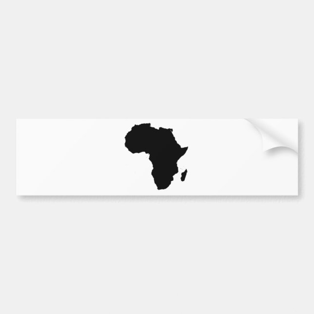 Skissera av afrika bildekal (Framsidan)