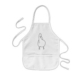 Skissera konstteckningen, barnförkläde