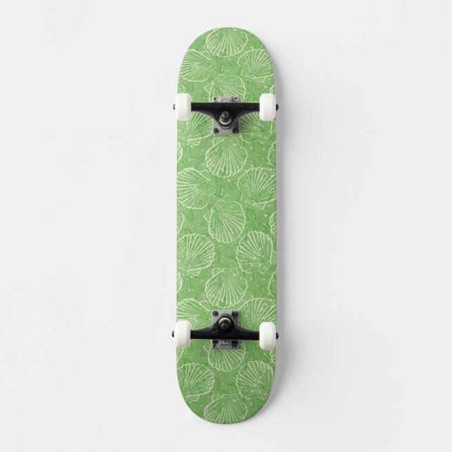 Skissera snäckskal skateboard bräda 20 cm (Framsida)