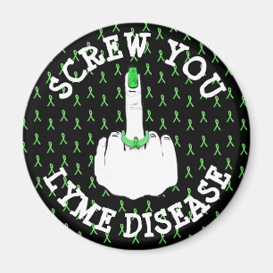 Skit Du Lyme Sjuka Mittfinger Magnet