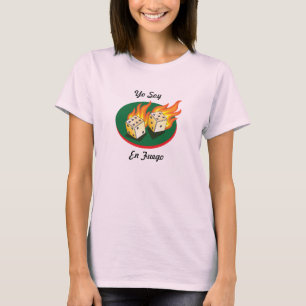 Skitar och Gambling_Flaming Dice_Yo SoyEn Fuego T-shirt