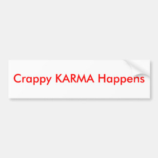 Skitdålig KARMA händer - Bildekal