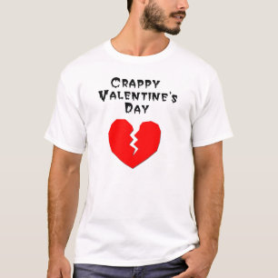 Skitdåliga valentin dag tee shirt