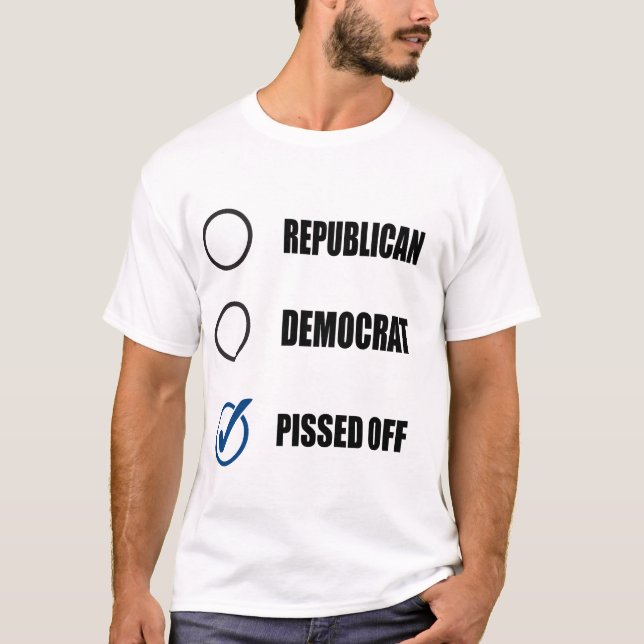 SKITFÖRBANNAD REPUBLIKANSK DEMOKRAT TEE (Framsida)