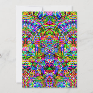 Skitning av fantasy Art - Abstrakt Neon Shift 3