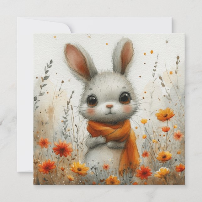 Skitrofulla Bunnies: Radiant Messages 🐰 Digital Julkort (Framsida)