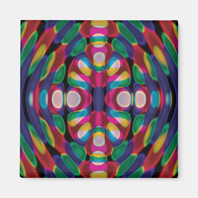 Skittelnät med kvadratiska skal magnet (Framsidan)