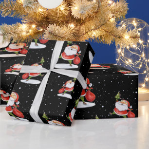 Skittomten Kute Julens vattenfärg teckning Presentpapper