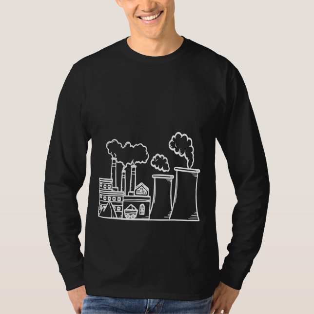 Skitze Power Station T Shirt (Framsida)
