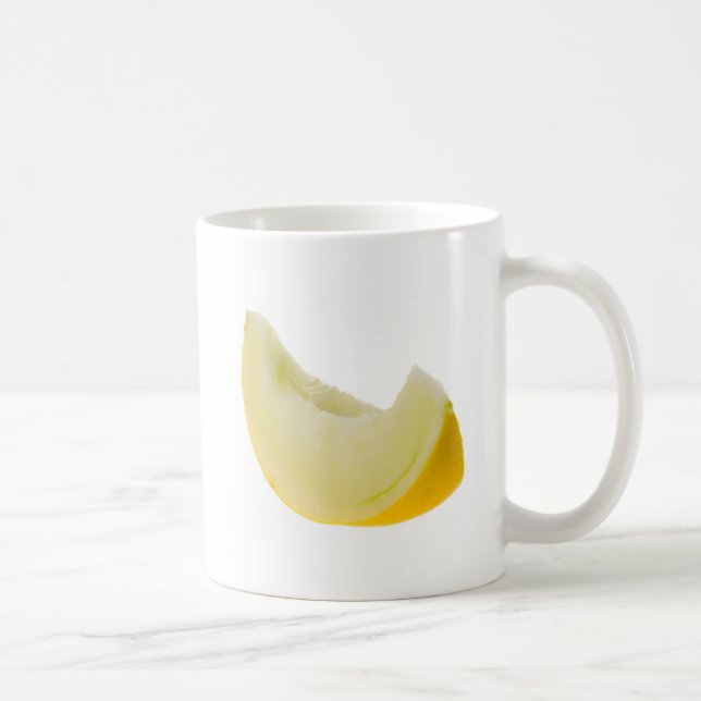 Skiva av honungvitmelonen kaffemugg (Höger)