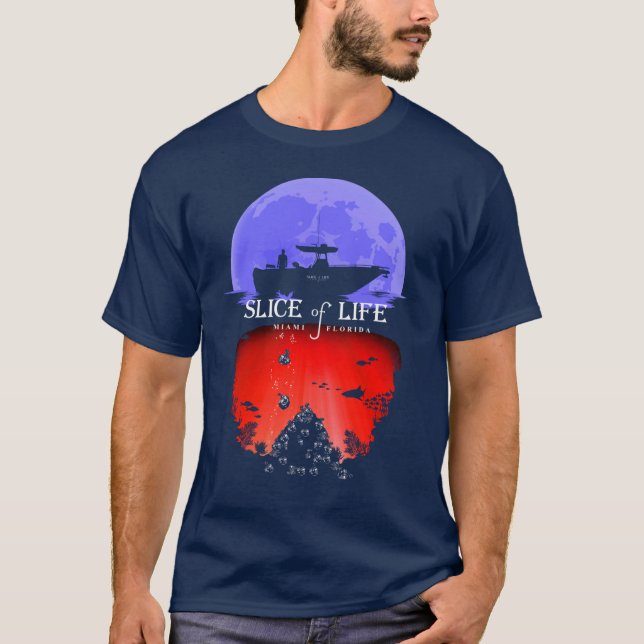 Skiva Av Liv Florida T Shirt (Framsida)