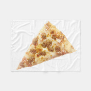 Skiva av Pizza Fleecefilt