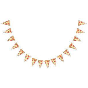 Skiva av Pizza Vimplar