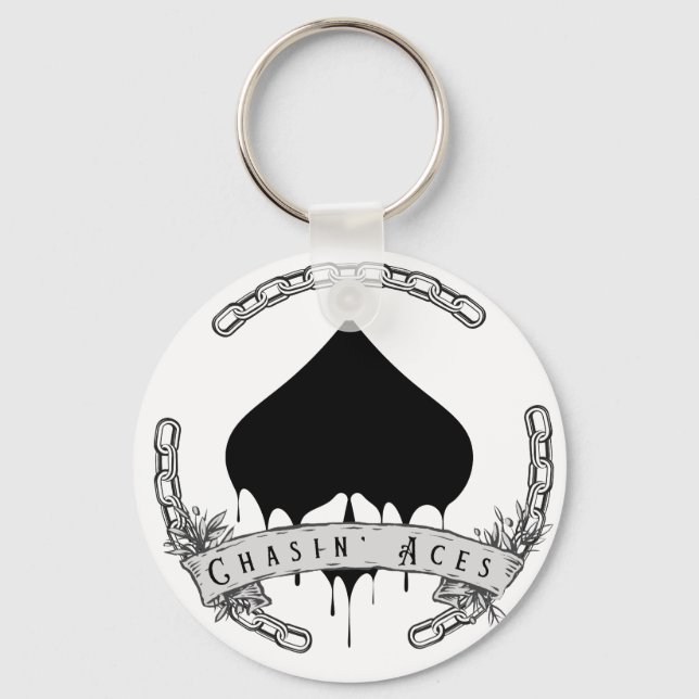 Skiva Golf Aluminum Nyckelring (Framsida)