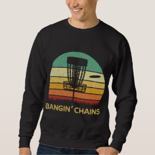 Skiva Golf Bangin Chains Retro Manar Gift Lång Ärmad Tröja