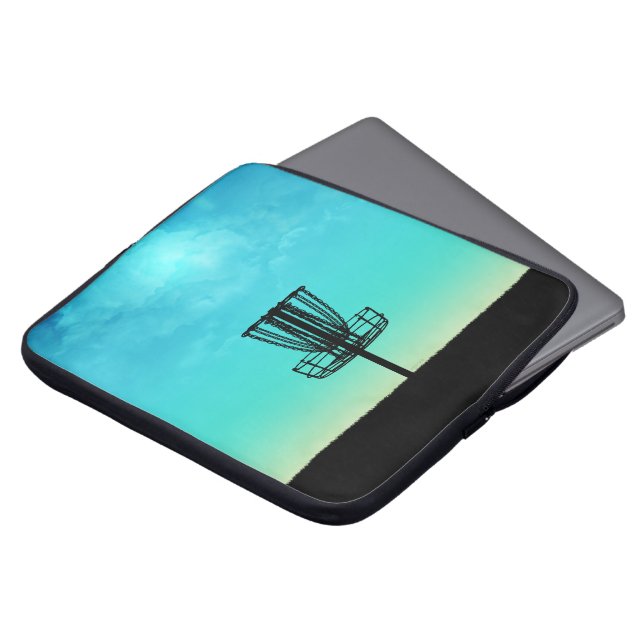 Skiva Golf Basket Laptop Sleeve (Framsida topp)