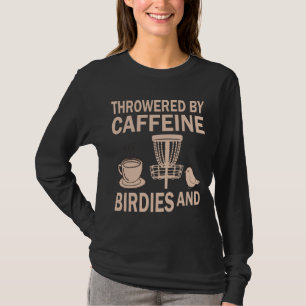 Skiva Golf Shirt - Bränd av kaffe, fåglar T