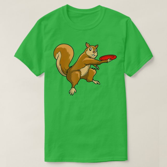 Skiva Golf Squirrel Frolf Frisbee Golf Disk 2 T Shirt (Design framsida)